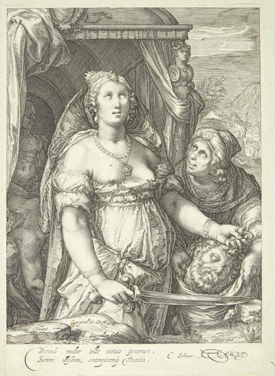 Judith Holofernesin pään kanssa tekijältä Jan Saenredam