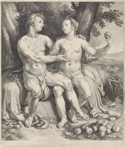 Vertumnus en Pomona tekijältä Jan Saenredam