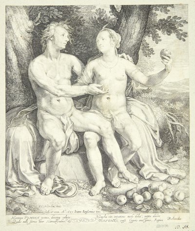 Vertumnus ja Pomona tekijältä Jan Saenredam