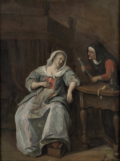 Sairas nainen tekijältä Jan Steen