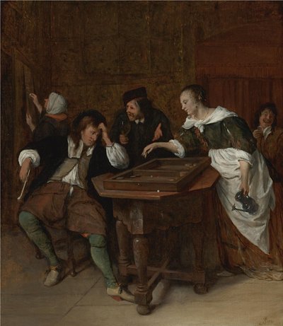 Tric-Trac-soittajat tekijältä Jan Steen