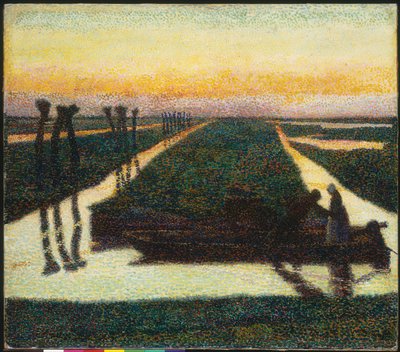 Pants In Waterland (öljy kankaalle) tekijältä Jan Toorop