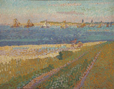 Schelde lähellä Veerea, 1907 tekijältä Jan Toorop