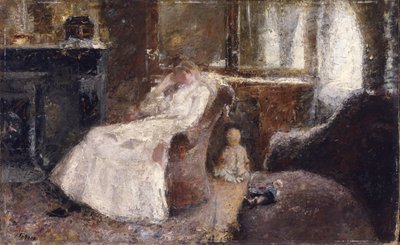 Nainen valkoisessa tekijältä Jan Toorop
