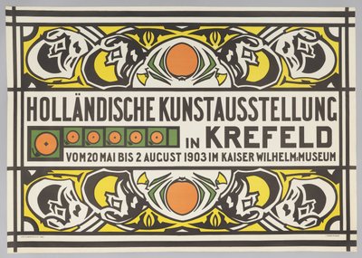 Holländische Kunstausstellung (Hollannin taidenäyttely Krefeldissä) tekijältä Johan Thorn Prikker