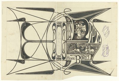 Bändisuunnittelu: Henri Borel, Unelma, 1899 tekijältä Jan Toorop
