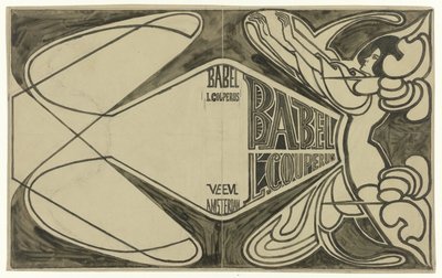 Bändin suunnittelu: Louis Couperus, Babel, 1901 tekijältä Jan Toorop