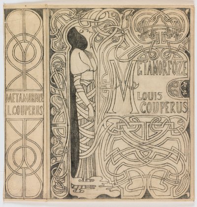 Bändin suunnittelu: Louis Couperus, Metamorfoze, 1897 tekijältä Jan Toorop