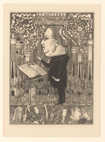 Kapellimestari viulujen ja savupiippujen takana Valtiokonttori / The Hearth Cities (alkuperäinen nimi) tekijältä Jan Toorop
