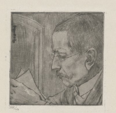 Portree van Aegidius Timmerman tekijältä Jan Toorop