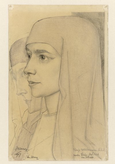 Retrat de Treesje Westermann, mare Thérèse Huf van Bethaniëfinnish tekijältä Jan Toorop