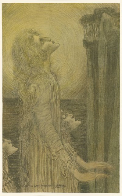Luonnos Panis Angelicukselle tekijältä Jan Toorop