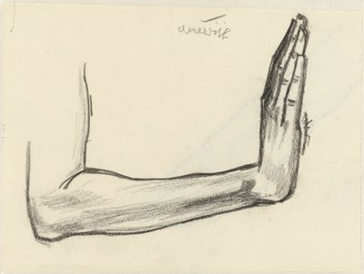 Tutkimus kyynärvarresta tekijältä Jan Toorop