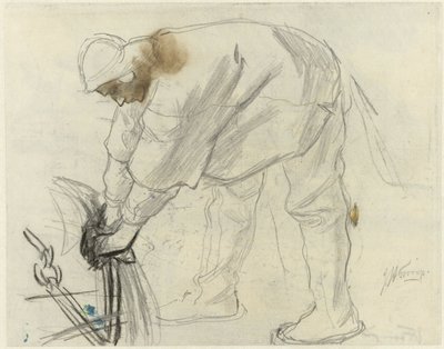 Tutkimus merimiehestä ankkurilla tekijältä Jan Toorop