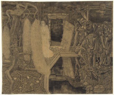 Vanha surujen puutarha Muinainen surujen puutarha tekijältä Jan Toorop