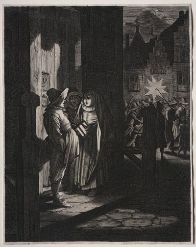 Kuninkaiden tähti, Yöpala, 1630. tekijältä Jan Van de Velde