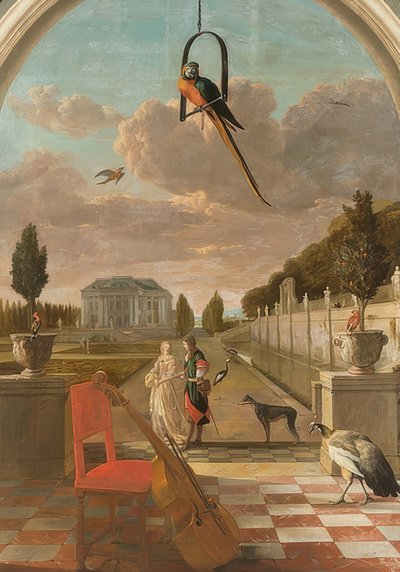 Puisto maalaistaloineen tekijältä Jan Baptist Weenix