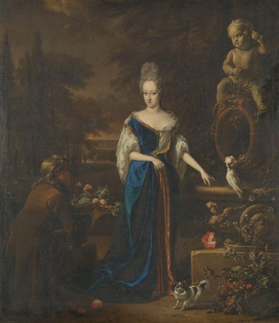 Silvester van Tongerenin vaimon Maria Corneliszin muotokuva tekijältä Jan Baptist Weenix