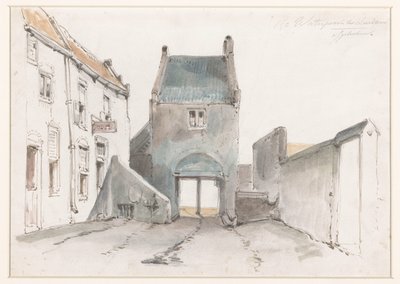 Steigerpoort Leerdamissa Vesiportti Leerdamissa tekijältä Jan Weissenbruch