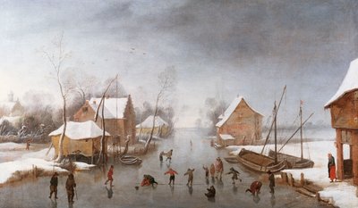 Talvinen jokimaisema tekijältä Jan Wildens