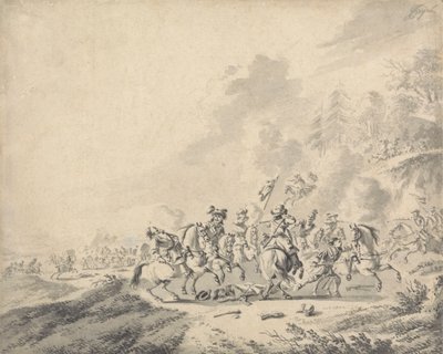 Ratsuväen taistelu tekijältä Jan Wyck