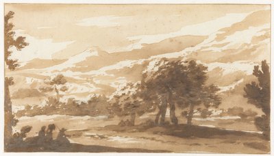 Vuoristoinen maisema italiassa tekijältä Jan de Bisschop
