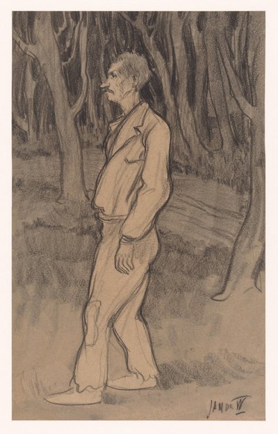 Työntekijä tekijältä Jan de Waardt (signed by artist)