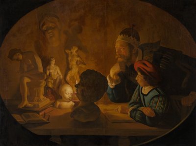 Piirustustunti, 1634 tekijältä Jan ter Borch or Terborch