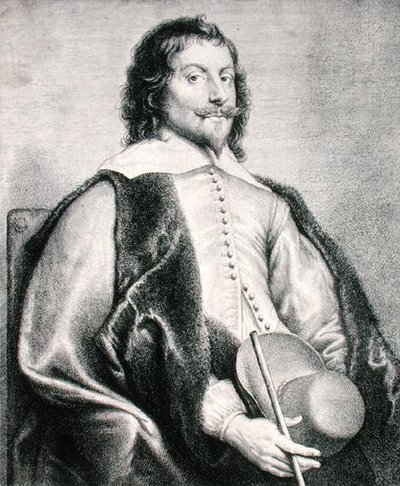 Nicolas Lanier (s.1588), kaivertaja Lucas Vostermans (kaiverrus). tekijältä Jan the Elder (after) Lievens