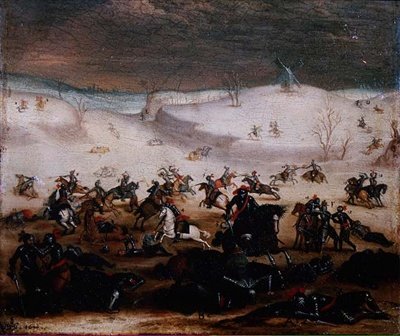 Taistelukohtaus tekijältä Jan the Elder Brueghel