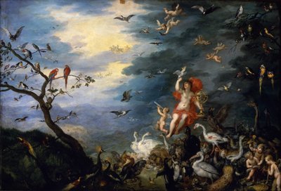 Ilman allegoria sarjasta "Allegoria of the Elements", 1621 tekijältä Jan the Elder Brueghel