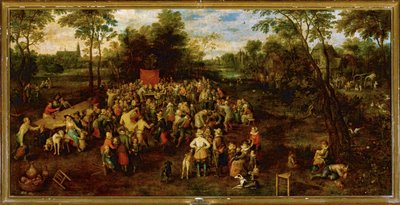 Hääjuhla ... (maalaus kankaalle) tekijältä Jan the Elder Brueghel