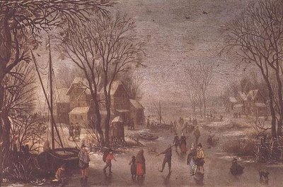 Talvi kohtaus tekijältä Jan the Elder Brueghel