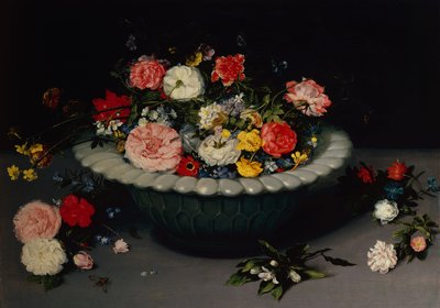 Kukkaasetelma (öljy paneelissa) tekijältä Jan the Younger Brueghel