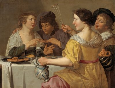 Prevelin syöjät. 1630-40 tekijältä Jan van Bijlert