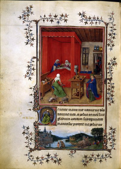Jean de Berryn kirjoittamat Notre Damen erittäin kauniit tunnit (The Very Beautiful Hours of Notre Dame) tekijältä Jan van Eyck