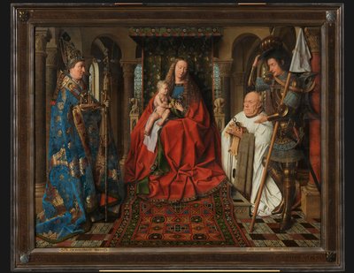 Madonna ja kanonik Joris van der Paele tekijältä Jan van Eyck