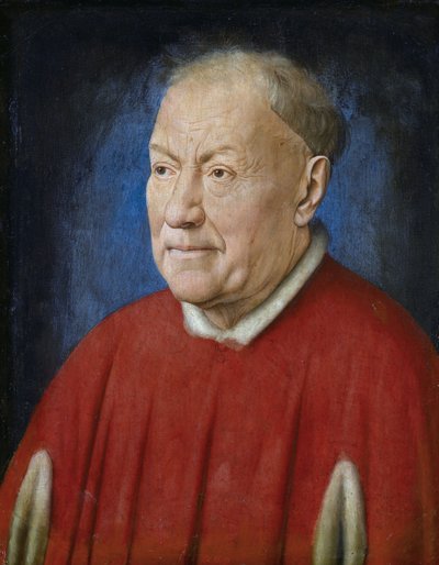Kardinaali Nicholaes Albergatin muotokuva tekijältä Jan van Eyck
