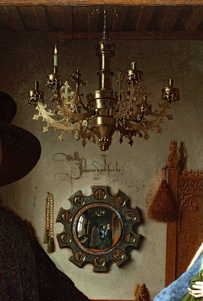 Muotokuva Giovanni Arnolfinista ja hänen vaimostaan, aiemmin tunnettu nimellä "Arnolfinin häät". tekijältä Jan van Eyck