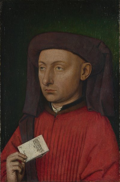 Marco Barbarigon muotokuva, n. 1449-1450 tekijältä Jan van Eyck