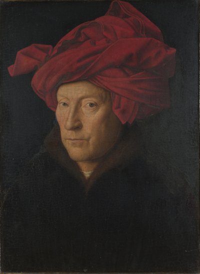 Miehen muotokuva Omakuva, 1433 tekijältä Jan van Eyck