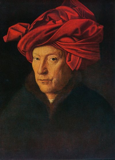 Miehen muotokuva Omakuva, 1433. tekijältä Jan van Eyck