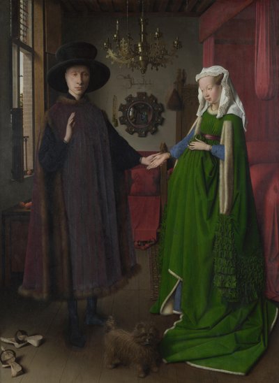 Arnolfinin muotokuva, 1434 tekijältä Jan van Eyck
