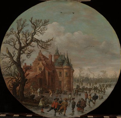 Talvi tekijältä Jan van Goyen (signed by artist)
