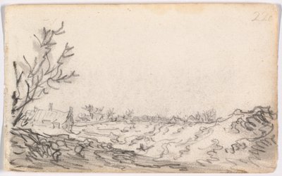 Dyyni maisema tekijältä Jan van Goyen