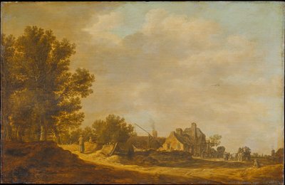 Maisema ja majatalo tekijältä Jan van Goyen