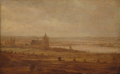 Näkymä Arnhemiin tekijältä Jan van Goyen