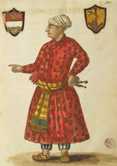 Antonio Manunzio Mughalin alueella, Jan Van Grevenbroeck, kaiverrus tekijältä Jan van Grevenbroeck