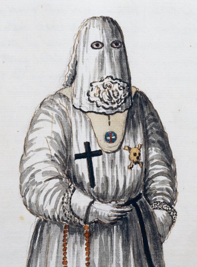 Kristuksen esirukouksen liitto, jonka perusti 1. helmikuuta 1500 Venetsian Vapahtajan kanonit, osa II, f 66, Giovanni di Grevembroch tai Grevenbroch (1731-1807) tekijältä Jan van Grevenbroeck