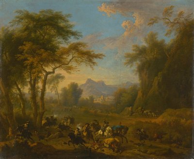 Rytmi, noin 1717. tekijältä Jan van Huchtenburgh